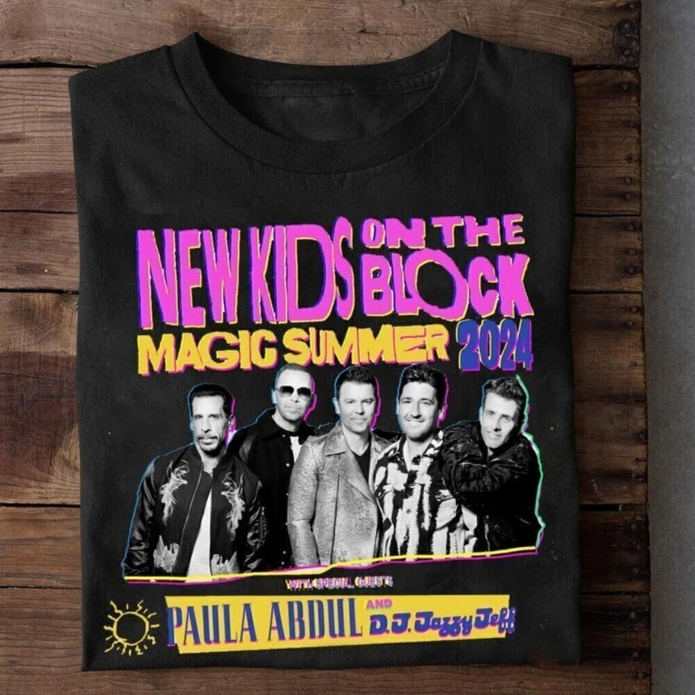 NKOTB Concert Tour Music Fan Classic Graphic Collector Band Pop Culture T-Shirt